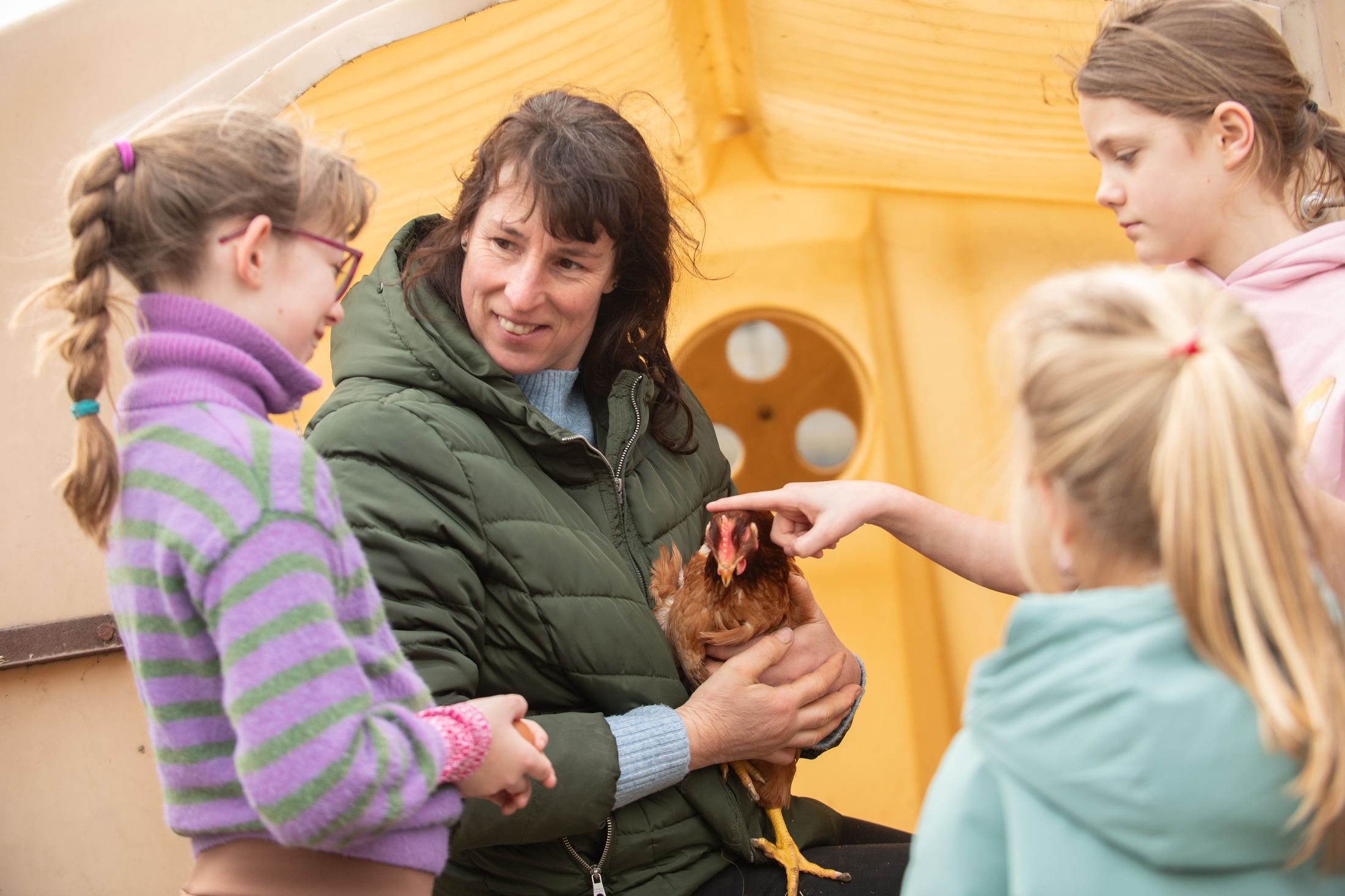 Met de klas de boer op 4